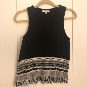 Madewell Cropped Sleeveless Sweater